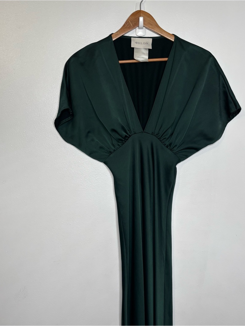 BHLDN Leila/Amelia Dress Womens Size 0 Dark Green - Picture 3 of 9